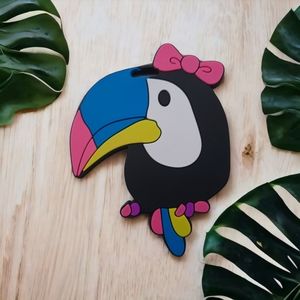 Colorful Tucan Luggage Tag